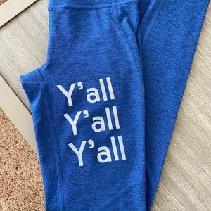 Outdoor Voices Y’all, Y’all, Y’all Warmup leggings